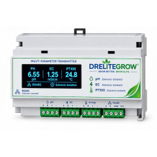 Çift Galvanik İzoleli pH / EC / PT100 Çok Parametreli Endüstriyel Transmitter (Modbus RTU)
